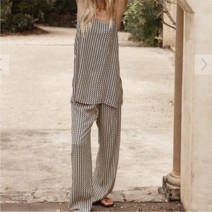 DISSH Marlow Beige Geo Pant - Size 6 US